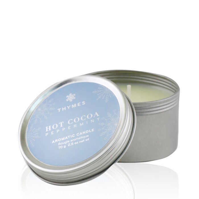 Thymes Vela Aromática (Lata de Viaje) - Hot Cocoa Peppermint 70g/2.5ozProduct Thumbnail