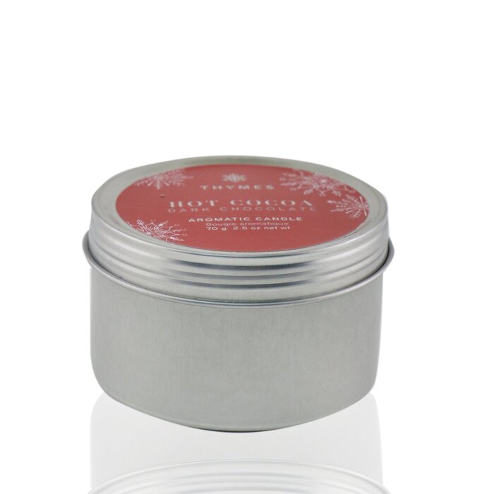 Thymes Vela Aromática (Lata de Viaje) - Hot Cocoa Dark Chocolate 70g/2.5ozProduct Thumbnail