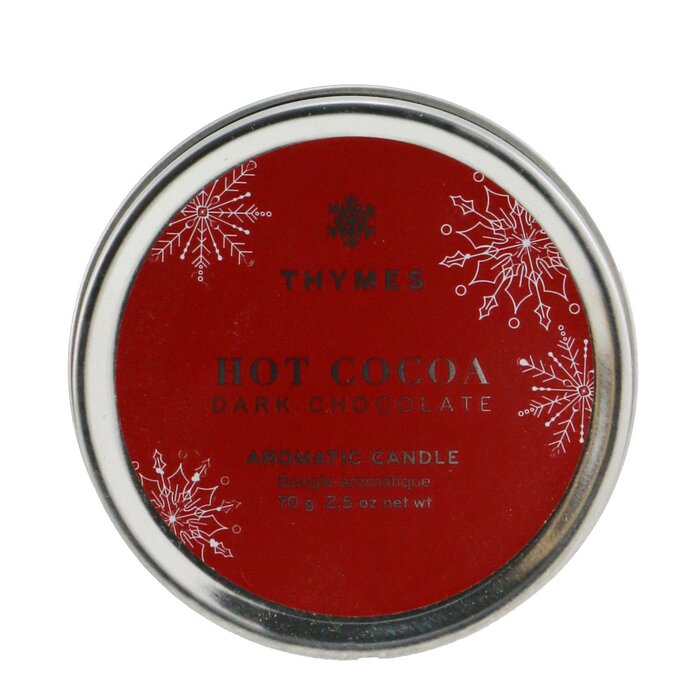 Thymes Vela Aromática (Lata de Viaje) - Hot Cocoa Dark Chocolate 70g/2.5ozProduct Thumbnail