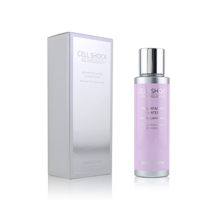Swissline Cell Shock Age Intelligence Resurfacing Water - 10% Glycolic Acid + Madecassoside 100ml/3.4ozProduct Thumbnail
