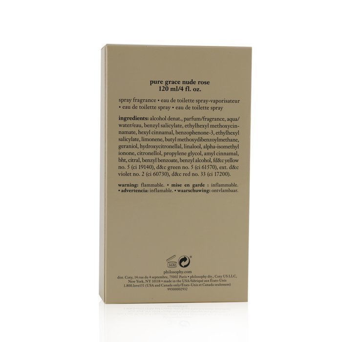 Philosophy Pure Grace Nude Rose Eau De Toilette Spray 125ml/4ozProduct Thumbnail