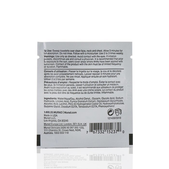 Murad Environmental Shield Rapid Resurfacing Peel 16towelettesProduct Thumbnail