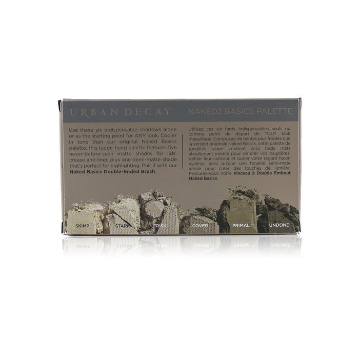 Urban Decay Naked 2 Basics Eyeshadow Palette: 6x Eyeshadow (Cover, Frisk, Primal, Skimp, Stark, Undone) (Box Slightly Damaged) 6x1.3g/0.05ozProduct Thumbnail