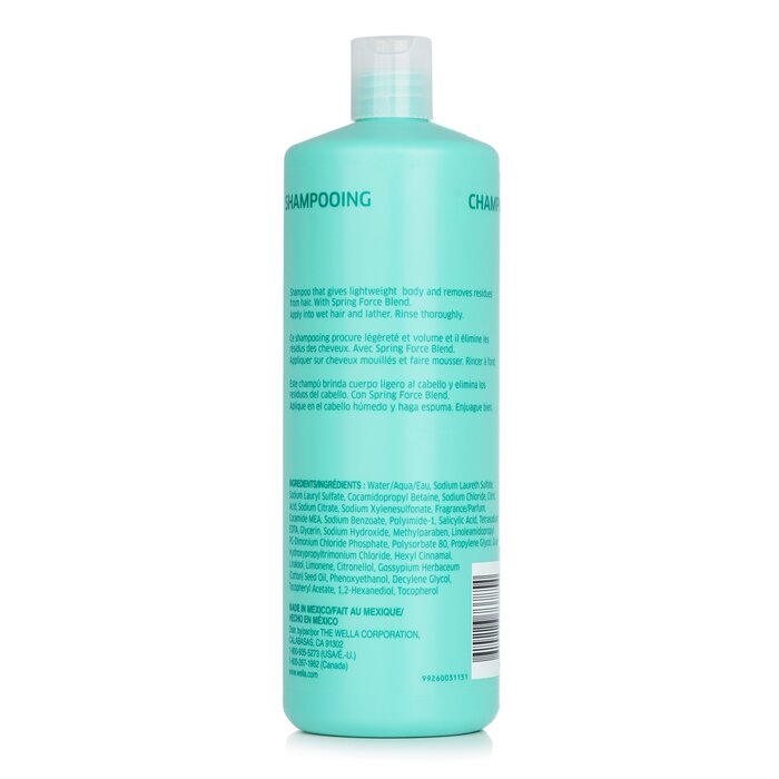 Wella - Invigo Volume Boost Shampoo 1000ml/33.8oz - All Hair Types | Free Worldwide Shipping | Strawberrynet USA