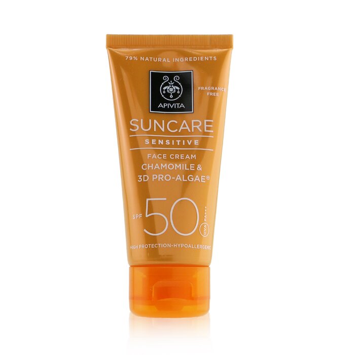 Apivita Suncare Crema Facial Sensible con Manzanilla & Pro-Alga 3D SPF 50 50ml/1.7ozProduct Thumbnail