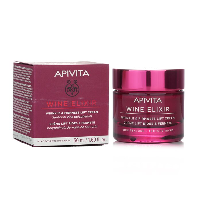 Apivita Wine Elixir Creme para Levantar Rugas e Firmeza - Textura Rica 50ml/1.75ozProduct Thumbnail
