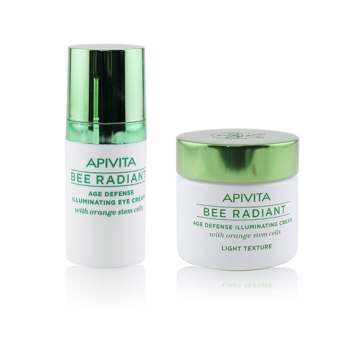 Apivita Merry & Bright Set: Bee Radiant Age Defense Illuminating Cream 50ml+ Bee Radiant Age Defense Illuminating Eye Cream 15ml 2pcsProduct Thumbnail