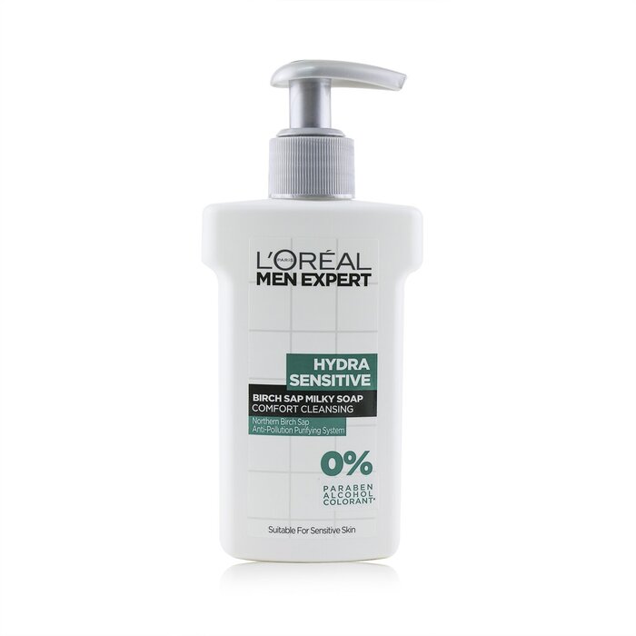 L'Oreal 萊雅 Men Expert Hydra Sensitive Birch Sap Milky Soap Comfort Cleansing (For Sensitive Skin) 150ml/5ozProduct Thumbnail