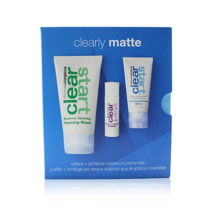 Dermalogica Clearly Matte Kit: Breakout Clearing Foaming Wash 75ml+ Breakout Clearing Booster 10ml+ Clearing Defense SPF30 15ml 3pcsProduct Thumbnail