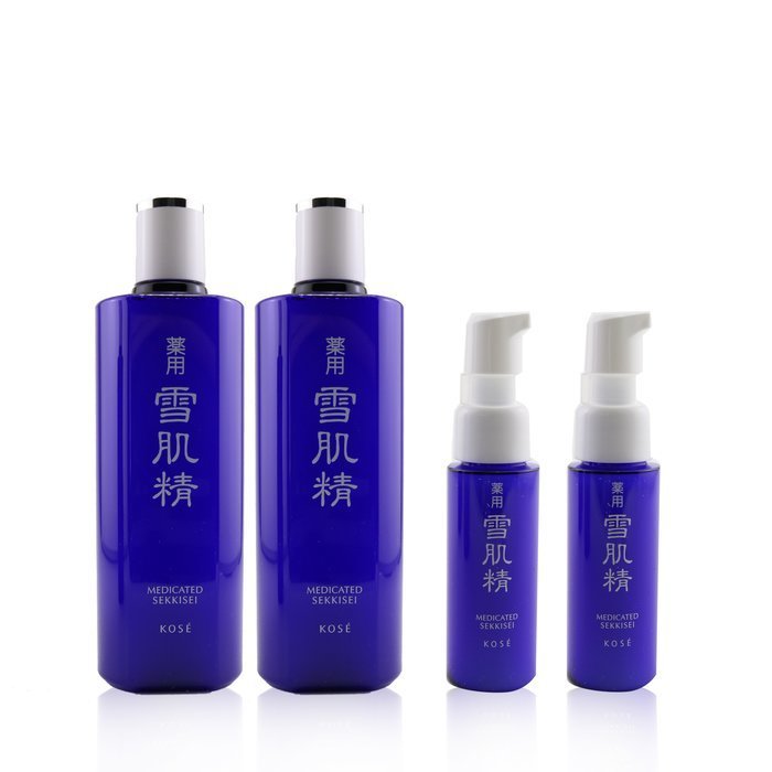 Kose Medicated Sekkisei Lotion Duo Set: 2x Medicated Sekkisei 360ml + 2x Sekkisei Emulsion 20ml 4pcsProduct Thumbnail