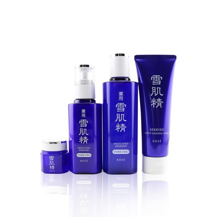 Kose Sekkisei Best Selection Enriched Set: Washing Foam 130g+Enriched Lotion 200ml+Enriched Emulsion 140ml+Eye Cream 20g 4pcsProduct Thumbnail