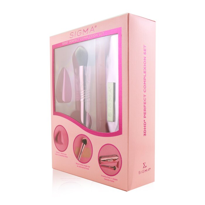 西格玛  Sigma Beauty 3DHD完美工具组合(1x 美妆蛋, 1x 蘑菇刷, 1x化妆包 2pcs+1bagProduct Thumbnail