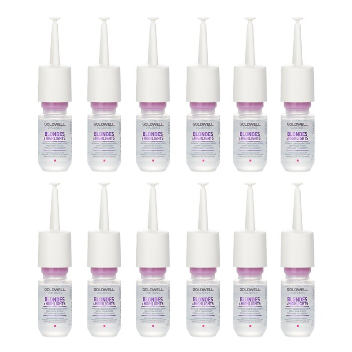 Goldwell Dual Senses Blondes & Highlights Intensive Conditioning Serum (Color Lock For Blonde Hair) 12x18ml/0.6ozProduct Thumbnail