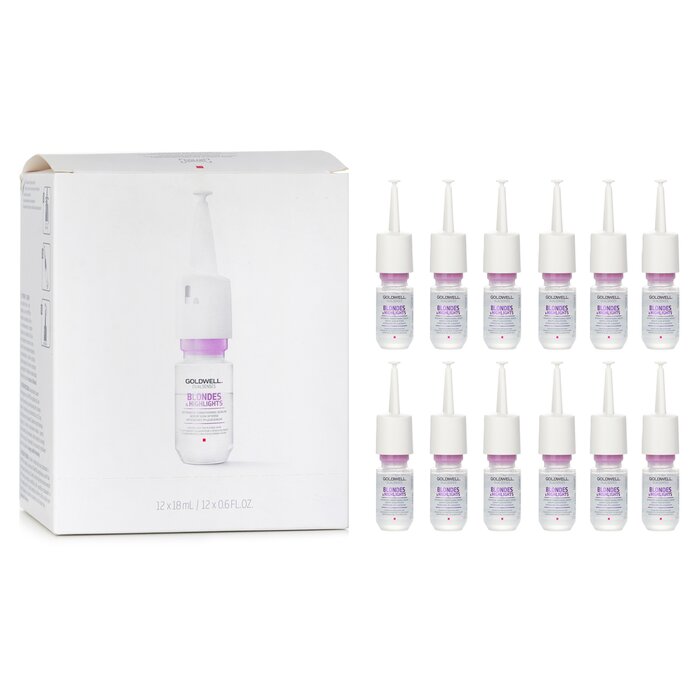 Goldwell Dual Senses Blondes & Highlights Intensive Conditioning Serum (Color Lock For Blonde Hair) 12x18ml/0.6ozProduct Thumbnail