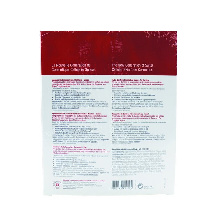 Cellcosmet & Cellmen Cellcosmet Swiss Biotech Cell Mascarilla Iluminante 5 SachetsProduct Thumbnail