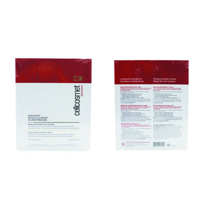 Cellcosmet & Cellmen Cellcosmet Swiss Biotech Cell Mascarilla Iluminante 5 SachetsProduct Thumbnail