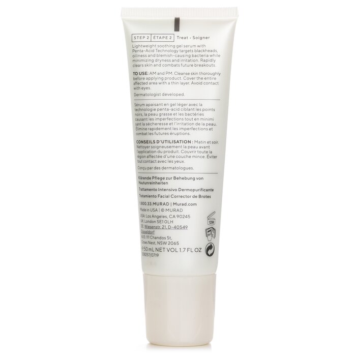Murad Blemish Control Outsmart Blemish Clarifying Treatment 50ml/1.7ozProduct Thumbnail