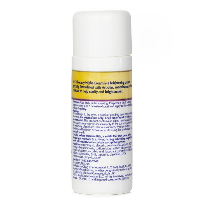 Obagi Obagi-C Fx C-Therapy krem na noc (krem rozjaśniający skórę) 57g/2ozProduct Thumbnail