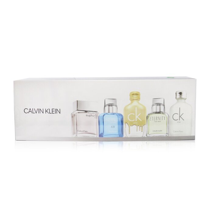 Calvin Klein Miniature Coffret: CK One Edt 10ml + Eternity Edt 10ml +CK One Gold Edt 10ml+Eternity Air Edt 10ml+ Euphoria Men EDT 10ml 5x10ml/0.33ozProduct Thumbnail