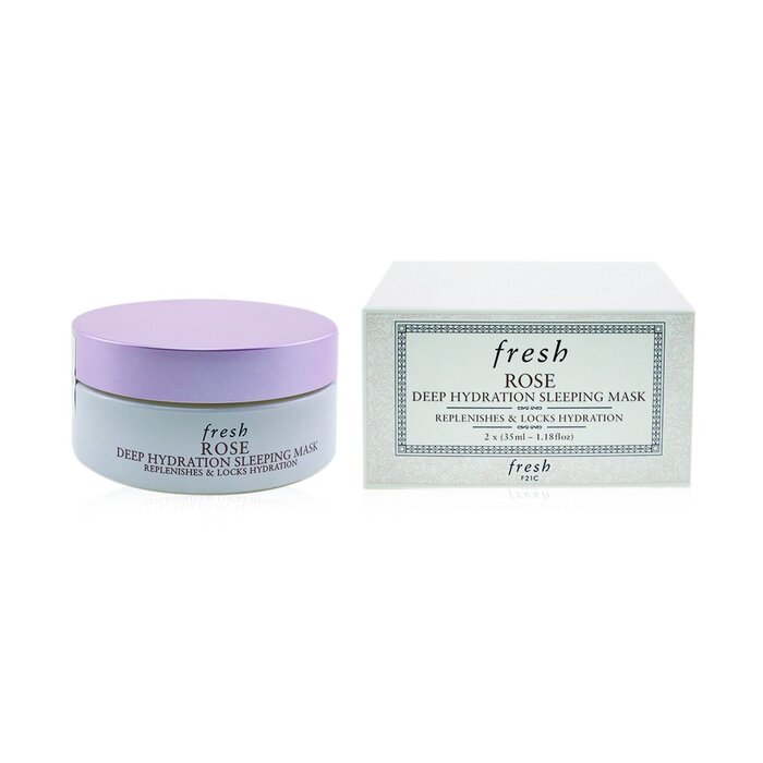 Fresh Mascarilla de Dormir Hidratación Profunda de Rosa 2x35ml/1.18ozProduct Thumbnail