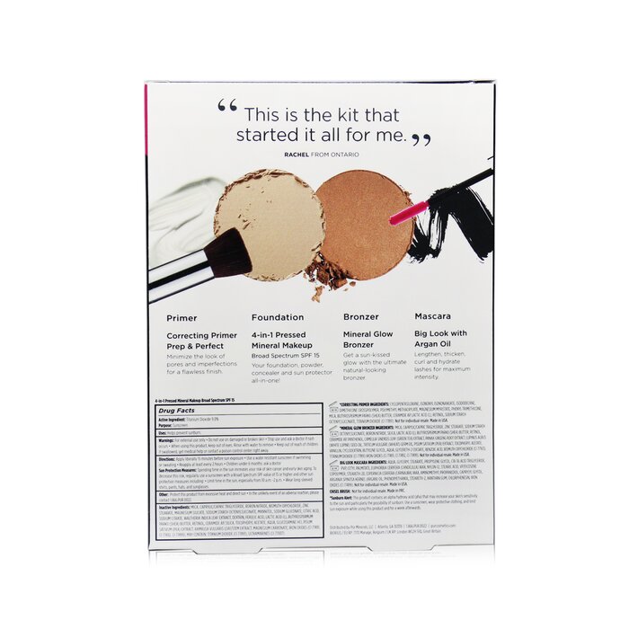 PUR (PurMinerals) Best Sellers Kit (5 Piece Beauty To Go Collection) (1x Primer, 1x Powder, 1x Bronzer, 1x Mascara, 1x Brush) 5pcsProduct Thumbnail