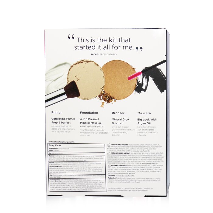PUR (PurMinerals) Best Sellers Kit (5 Piece Beauty To Go Collection) (1x Primer, 1x Powder, 1x Bronzer, 1x Mascara, 1x Brush) 5pcsProduct Thumbnail