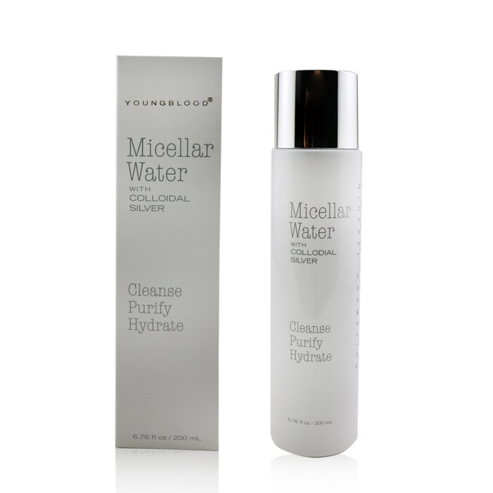 Youngblood 漾布拉 Micellar Water With Colloidal Silver -清潔，淨化和水感 200ml/6.76ozProduct Thumbnail