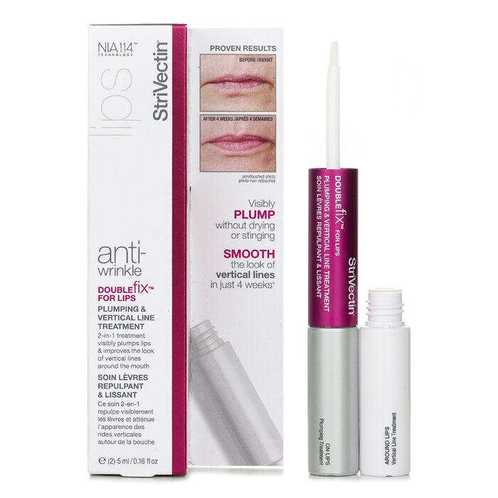 StriVectin StriVectin - Anti-Wrinkle Double Fix For Lips Plumping & Vertical Line Treatment 2x5ml/0.16ozProduct Thumbnail