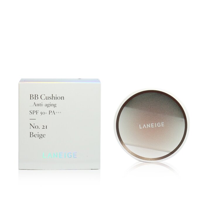 Laneige BB Cushion Foundation (Anti Aging) SPF 50 With Extra Refill 2x15g/0.5ozProduct Thumbnail