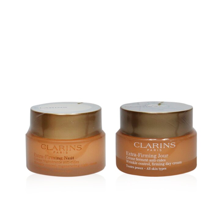 Clarins Extra-Firming Partners (All Skin Types): Firming Day Cream 50ml/1.7oz+ Firming Night Cream 50ml/1.7oz 2pcsProduct Thumbnail
