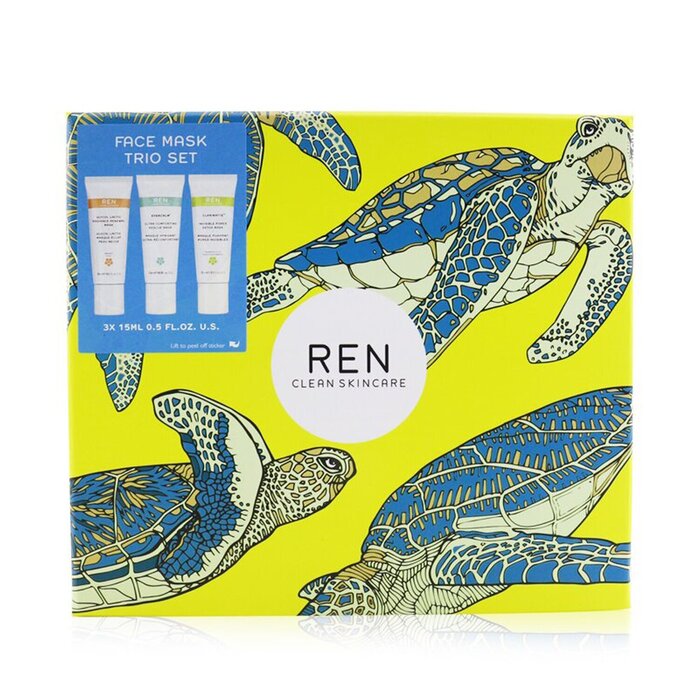 Ren Face Mask Trio Set: Glycol Lactic Mask 15ml + Evercalm Mask 15ml + Clarimatte Mask 15ml 3x15ml/0.5ozProduct Thumbnail