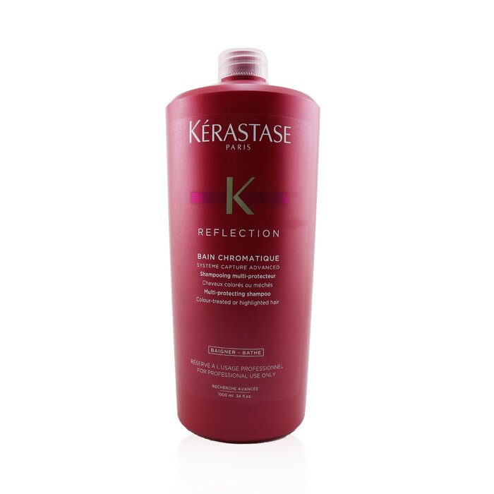 Kerastase Reflection Bain Chromatique Multi-Protecting Shampoo - Colour-Treated or Highlighted Hair (Bottle Slightly Damaged) 1000ml/34ozProduct Thumbnail