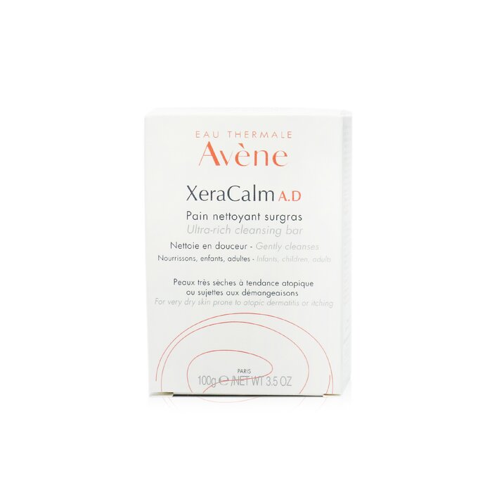 Avene XeraCalm A.D Ultra-Rich Cleansing Bar - For Very Dry Skin Prone to Atopic Dermatitis or Itching 100g/3.5ozProduct Thumbnail