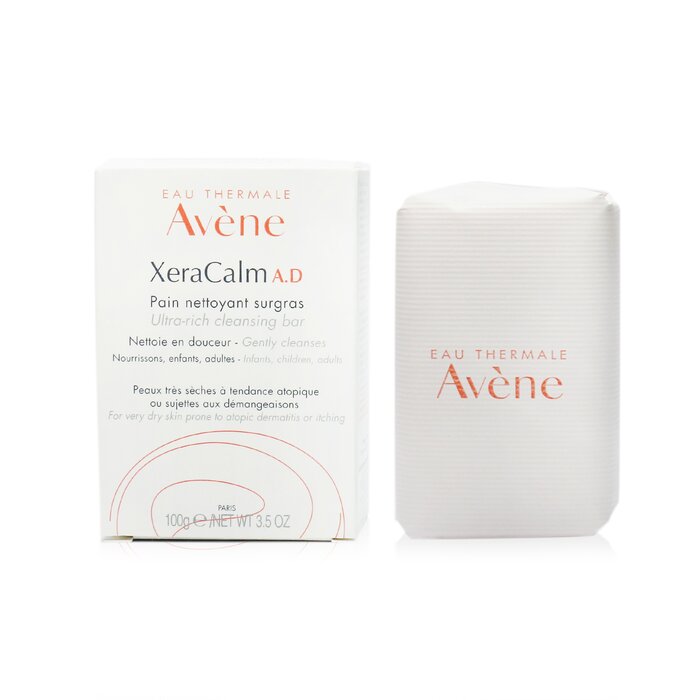 Avene XeraCalm A.D Ultra-Rich Cleansing Bar - For Very Dry Skin Prone to Atopic Dermatitis or Itching 100g/3.5ozProduct Thumbnail