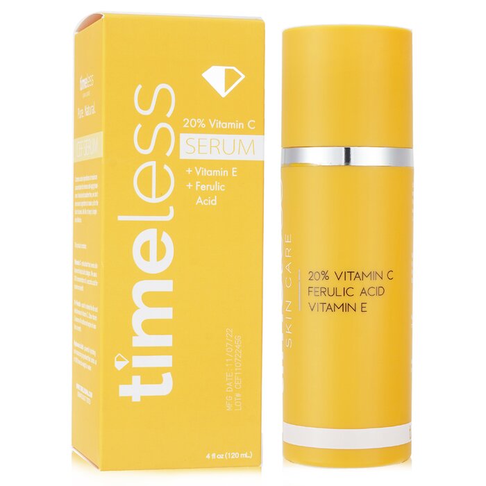 Timeless Skin Care Suero 20% de Vitamina C + Vitamina E + Ácido Ferúlico  120ml/4ozProduct Thumbnail