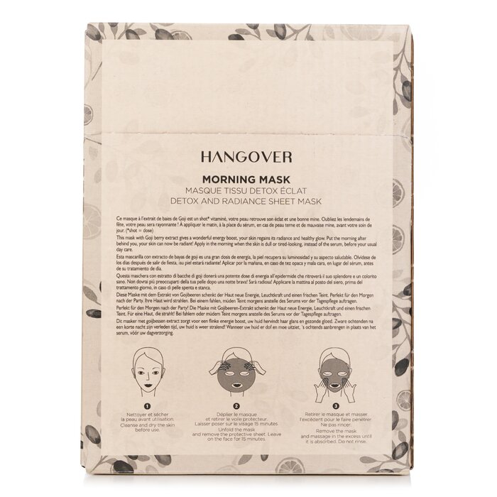 Payot Morning Mask (Hangover) - Detox & Radiance Sheet Mask 15pcsProduct Thumbnail