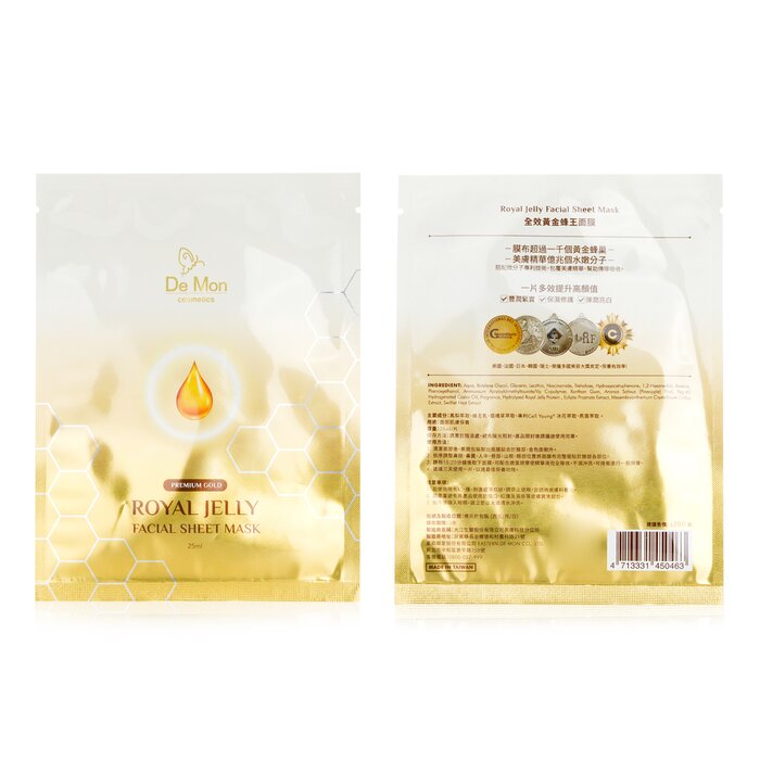 DeMon Gold Royal Jelly Facial Sheet Mask (Exp. Date: 08/04/2023) 25ml/0.83ozProduct Thumbnail