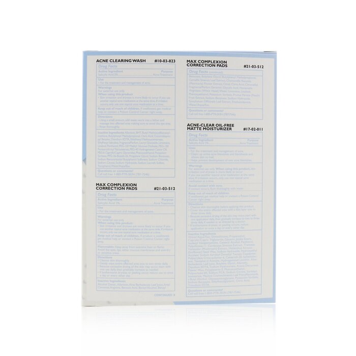 Peter Thomas Roth Acne-Clear Essentials 5-Piece Acne Kit: Wash 57ml+Correction Pads 20 pcs+Moisturizer 20ml+Treatment 7.5ml+Clear Dots 12 dots 5pcsProduct Thumbnail
