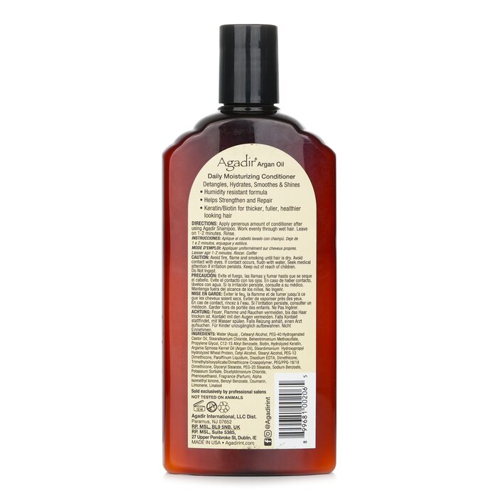 Agadir Argan Oil Daily Moisturizing Conditioner (Ideal For All Hair Types) 366ml/12.4ozProduct Thumbnail