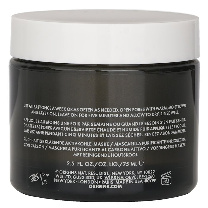 Origins Clear Improvement Очищающая и Питательная Маска с Углем и Медом 75ml/2.5ozProduct Thumbnail