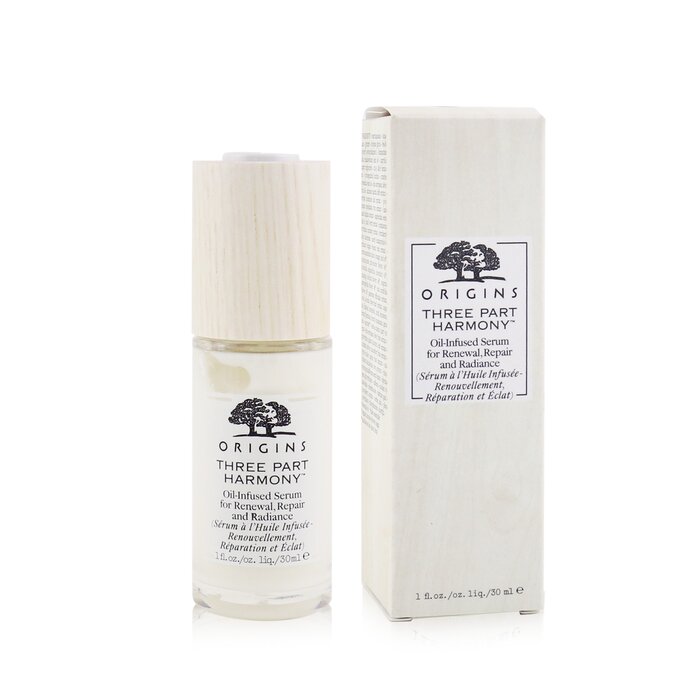 悦木之源  Origins 极致滋润精华 Three Part Harmony Oil-Infused Serum For Renewal, Repair & Radiance 30ml/1ozProduct Thumbnail