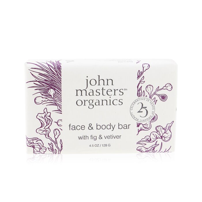 John Masters Organics Face & Body Bar With Fig & Vetiver 128g/4.5ozProduct Thumbnail