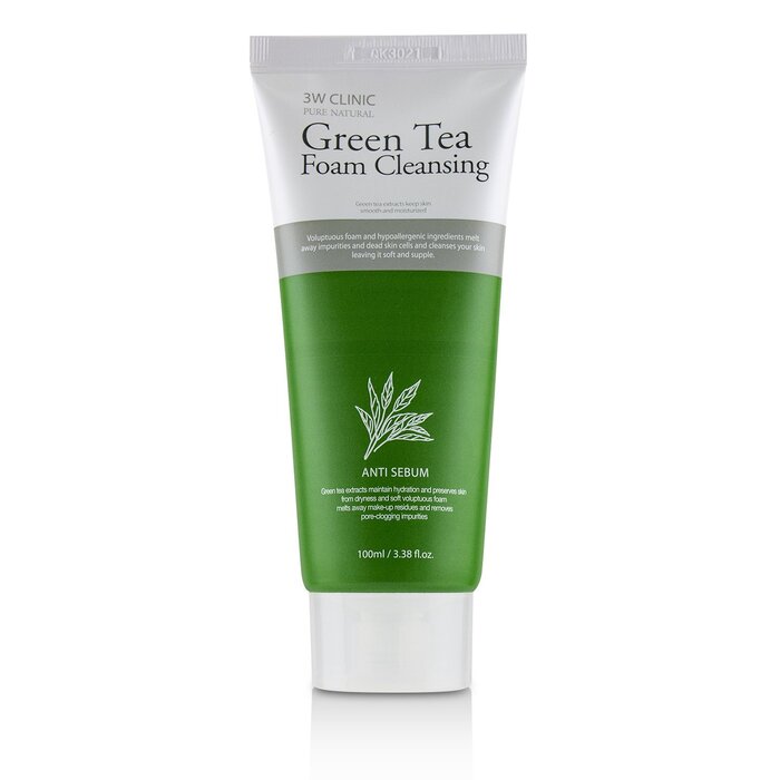 3W Clinic Green Tea Foam Cleansing (Exp. Date: 10/2020) 100ml/3.38ozProduct Thumbnail