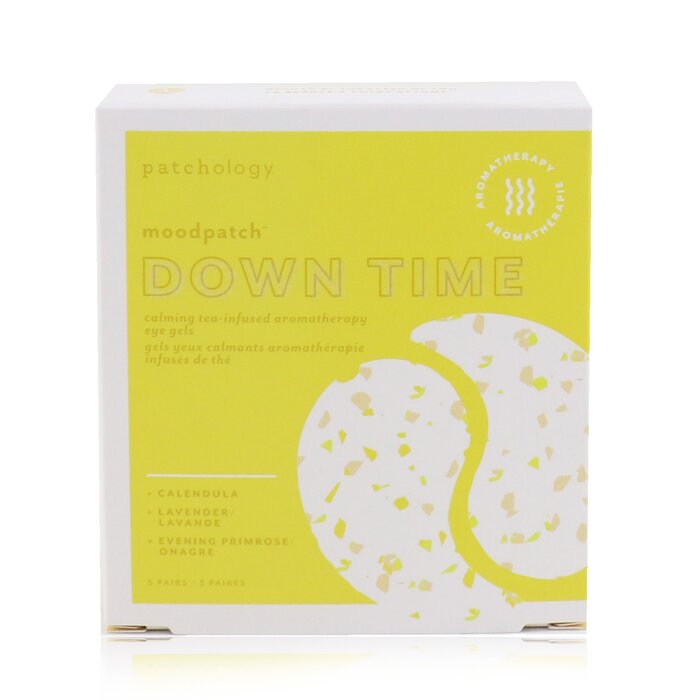 Patchology Moodpatch - Down Time Calming Tea-Infused Aromatherapy Eye Gels (Calendula+Lavender+Evening Primrose) 5pairsProduct Thumbnail