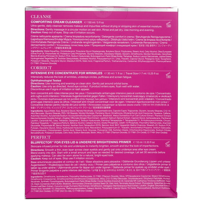 StriVectin Skin Transforming Collection (Trío de Tamaño Completo): Limpiador 150ml + Concentrado de Ojos (30ml+7ml) + Primer de Ojos 10ml 4pcsProduct Thumbnail