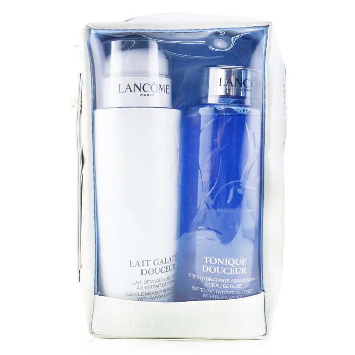 Lancome Lancome Set: Tonique Douceur 400ml/13.4oz + Galateis Douceur 400ml/13.4oz 2pcs+1bagProduct Thumbnail