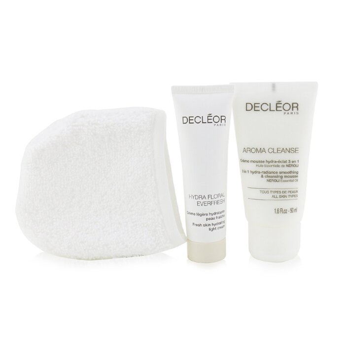 Decleor Infinite First Hydration Neroli Bigarade Gift Set: Aroma Cleanse Cleansing Mousse+ Hydra Floral Light Cream+ Cleansing Glove  3pcsProduct Thumbnail