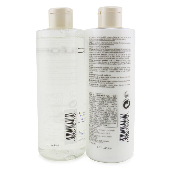Decleor Aroma Cleanse Prep & Finish Cleansing Duo: Essential Cleansing Milk 400ml+ Essential Tonifying Lotion 400ml 2pcsProduct Thumbnail