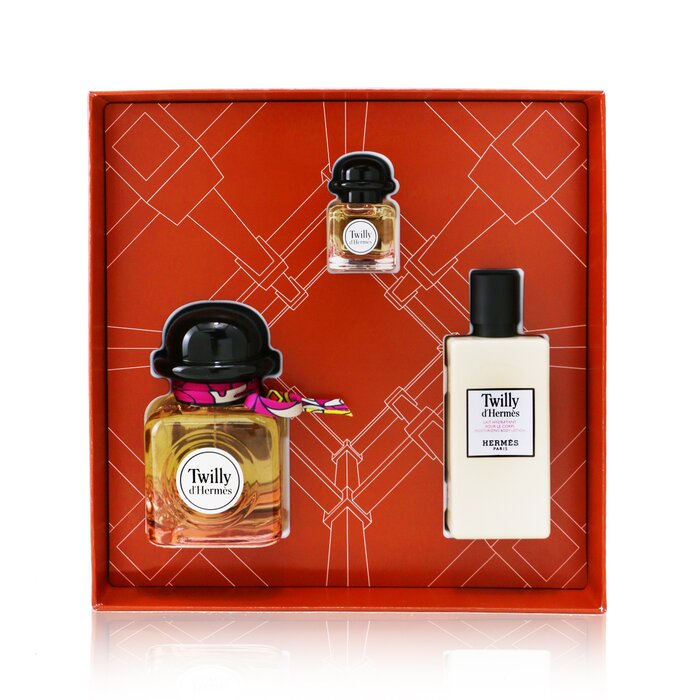 Hermes Twilly D'Hermes Coffret: Eau De Parfum Spray 85ml +Eau De Parfum 7.5ml + Body Lotion 80ml 3pcsProduct Thumbnail