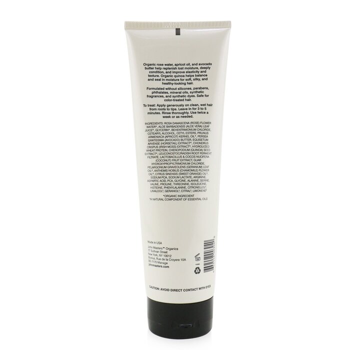 John Masters Organics Hair Mask For Normal Hair with Rose & Apricot 258ml/8.75ozProduct Thumbnail